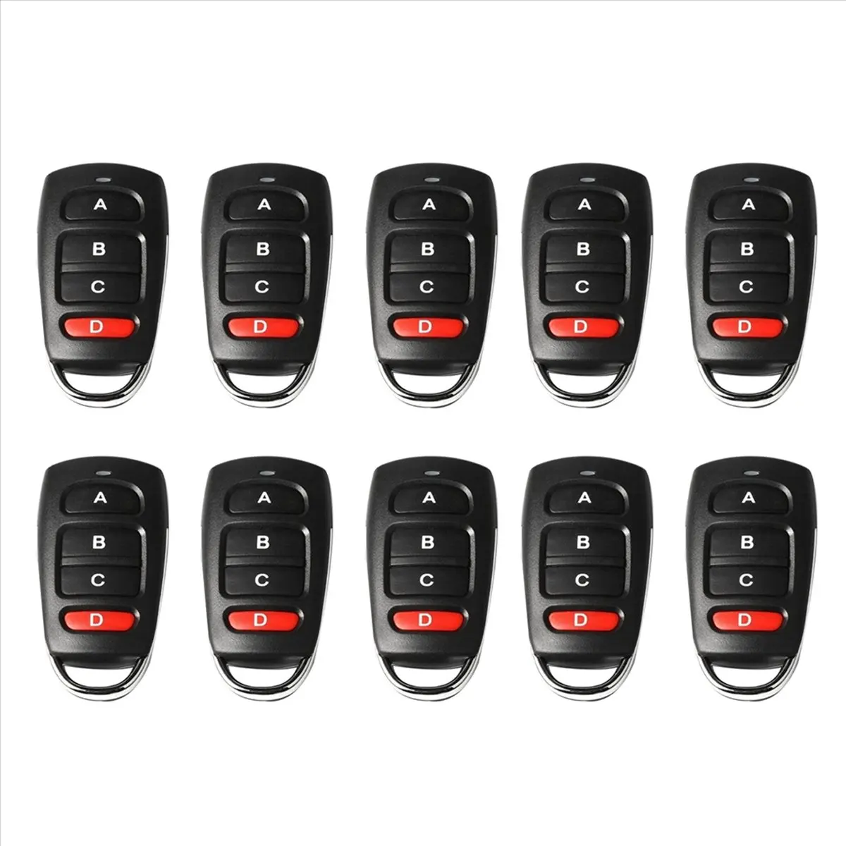 20PCS Wireless 433mhz Remote Control Copy Learning Fix Rolling Code 433 Mhz Key Remote Opener