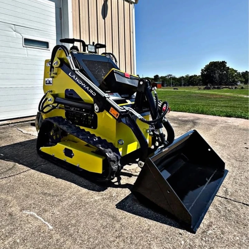 도매 소형 4×4 휠 스키드 스티어 로더 유로 5 소형 크롤러 로더 디젤 엔진 제설기 부착물 맞춤형 판매