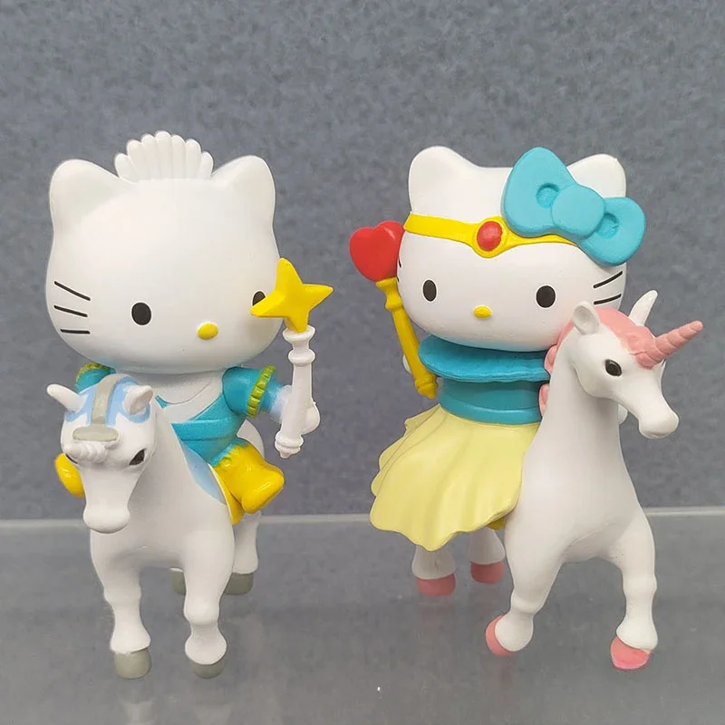 Sanrio Hello Kitty 40th ANNIVERSARY การ์ตูนรูปเด็กน่ารักรูปของเล่นเทศกาลวันเกิดคริสต์มาสของขวัญ