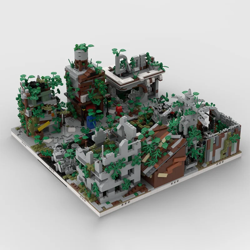 

3645PCS Ruined City MOC Model Building Blocks – Historical War Scene Creative Gift for Men