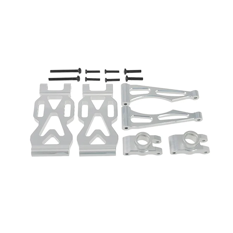 

Practical-Metal Rear Up And Down Sway Arms(L/R) Set Kit Upgrade Spare Parts For SCY 1/16 High Speed Remote Control Silver