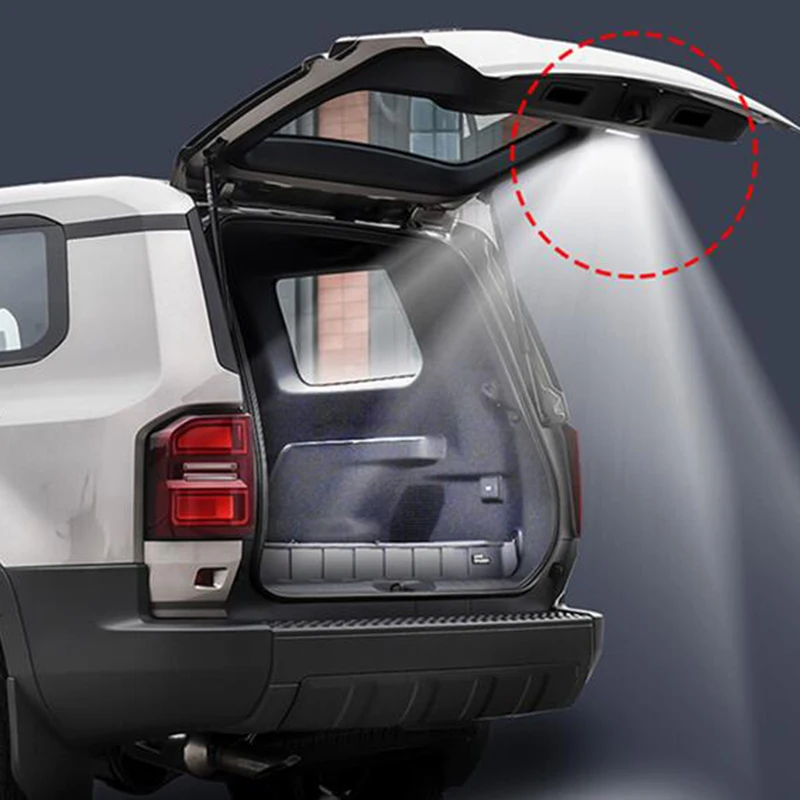 For Toyota Land Cruiser 250 LC250, Lexus GX550 Tailgate Rear Boot Trunk Hatch Door White LED Light Replacement Car Accessories