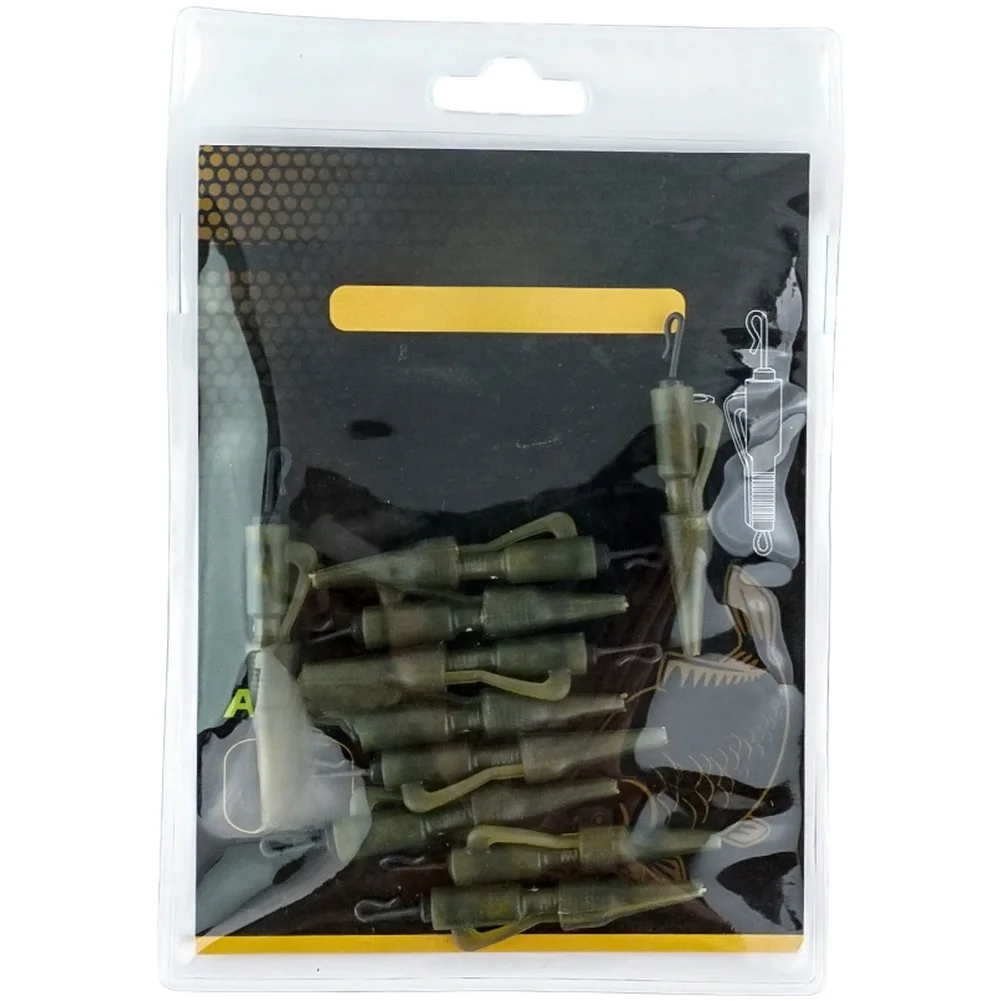 

Carb Fishing Sinker Clip Set with Swivel Mechanism and Weight Retention for Efficient Bottom Fishing Rig Assembly