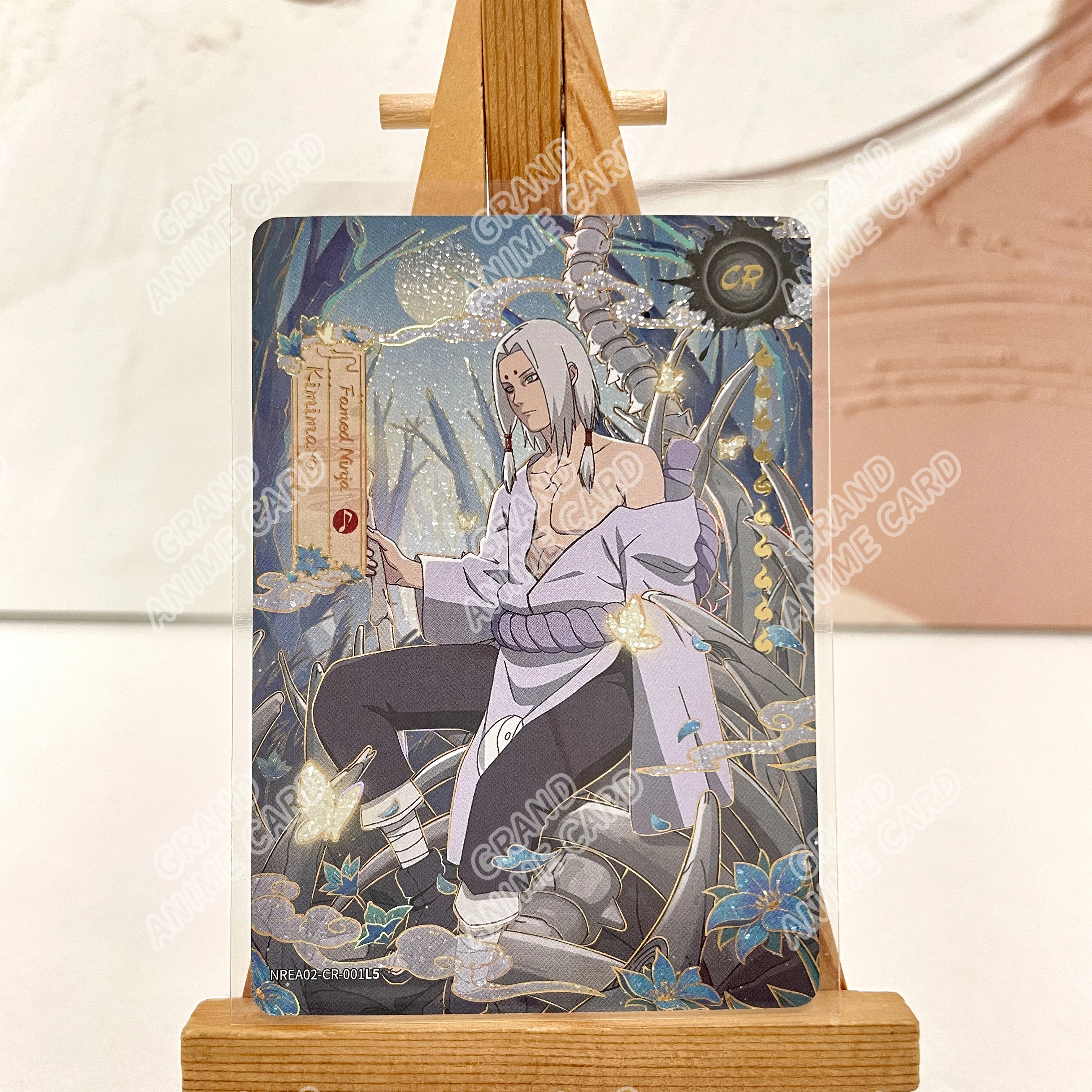 Kayou Naruto Earth Scroll Series 2 AR CR English Version Rare Anime Collection Card Itachi Uchiha Collectible Kids Toy Gift