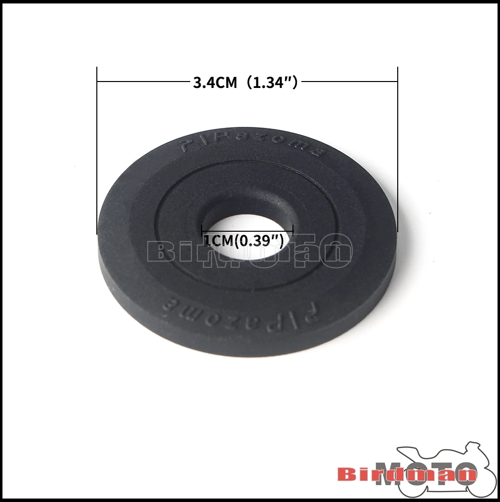 Parafango posteriore Sedile di Montaggio Guarnizione In Gomma Per Harley CVO Softail Dyna Sportster Touring Moto Montaggio Sedile Bullone Pad Rondella Parte