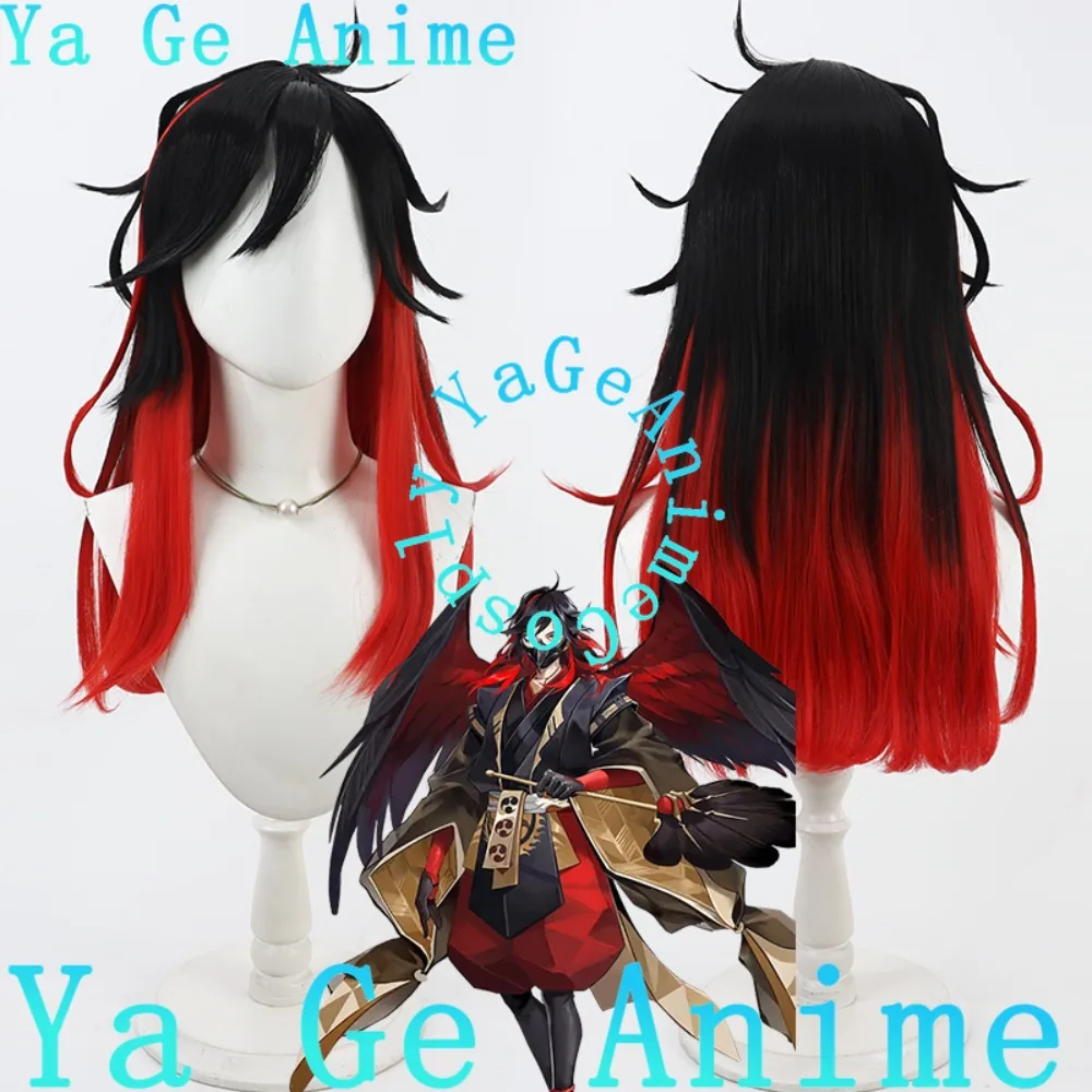 

Ya Ge аниме Onmyoji Ootengu косплей парик Хэллоуин аниме игра реальность шоу персонаж парик