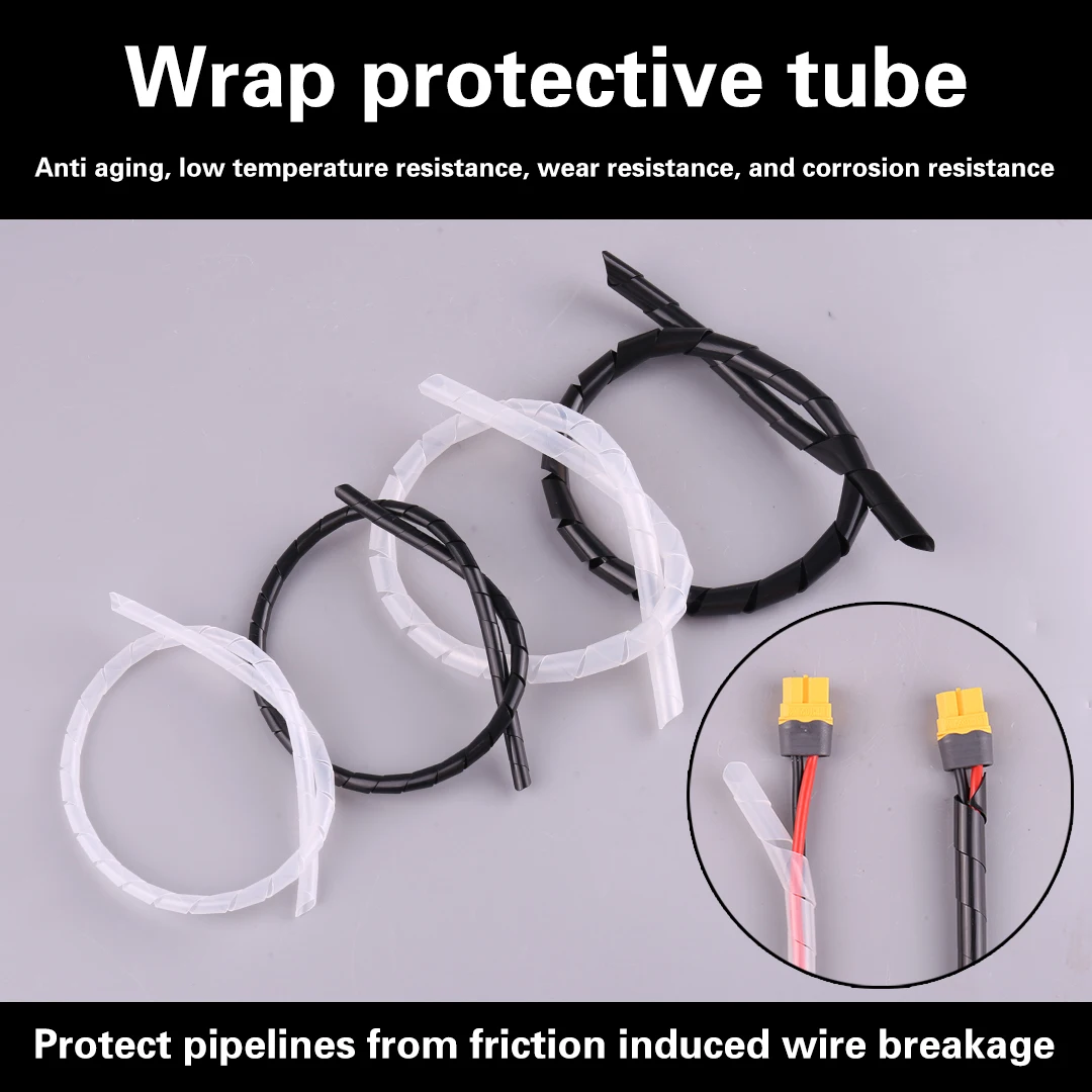 Model toy Winding pipe/envelope tube DIY material wrapped pipe 4/6/8MM spiral plastic winding tape, Sheath Winding Tube