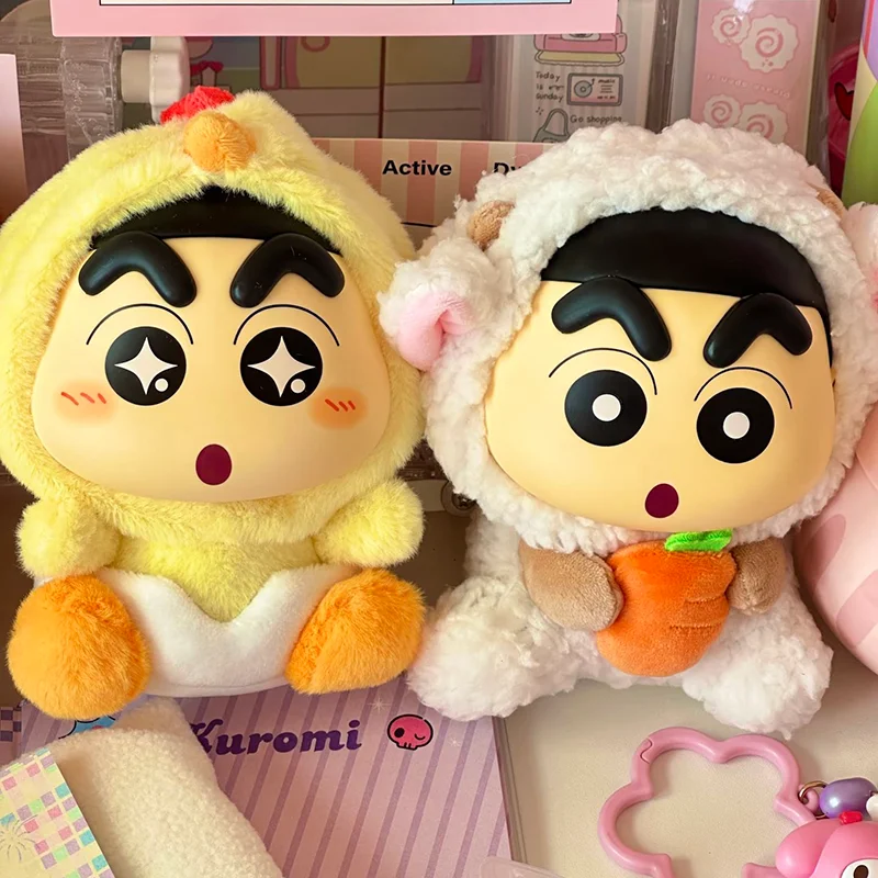 

New Arrivals In Stock Ld Creation Crayon Shin Chan Vinyl Plush Series Blind Box Animal Figurines Panda Doll Cute Hand Mode Gift