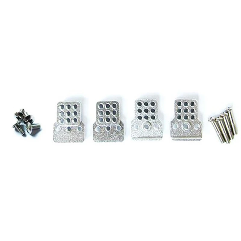 

LALA 4Pcs Alloy Shock Absorber For WPL 1:16 Henglong C-14 C-24 Red & 4Pcs RC Car Metal Shock Tower Bracket Kits Shock Sbsorbers