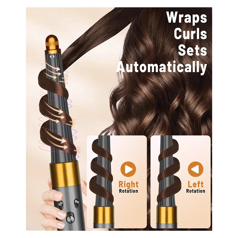 

20MM-36MM Long Barrels Attachment And Diffuser Attachment For Dyson Airwrap, For Professional Barrels Curl And Wave Curl