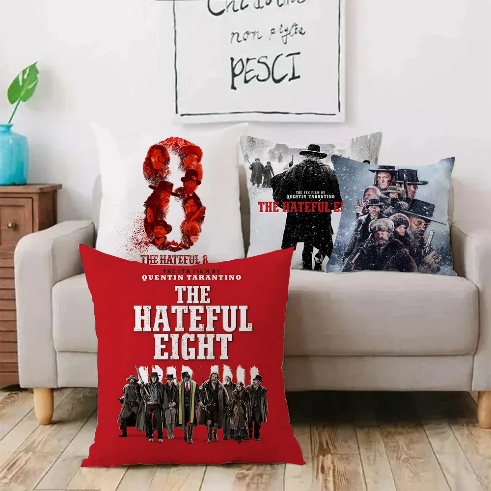 The Hateful 8 TV Pillow Covers Cartoon Sofa Decorative Home Double-sided Printing Short Plush Cute Cushion Cover