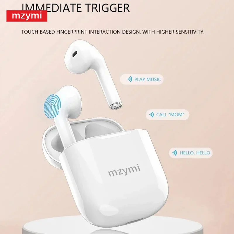 

mzymi I12 TWS Wireless Earphone Bluetooth 5.3 Headphones Waterproof Sports Headset Hifi Sound Earbuds With Mic For XIAOMI