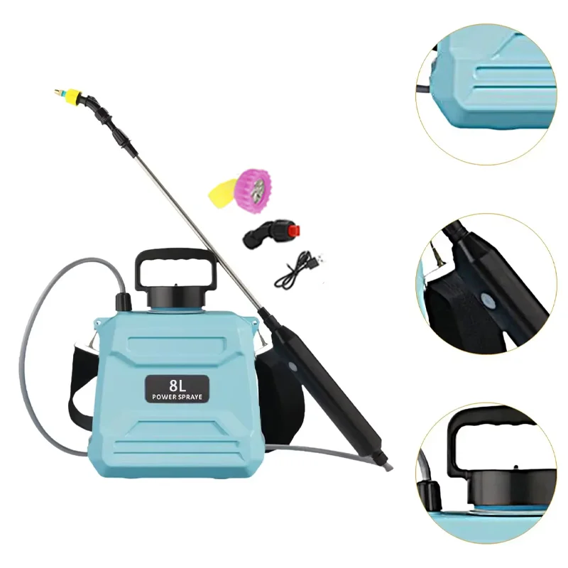 

Portable Electric Sprayer High Pressure Pesticide Spray Machine For Agricultural Garden Watering Flower Mist Household Tools