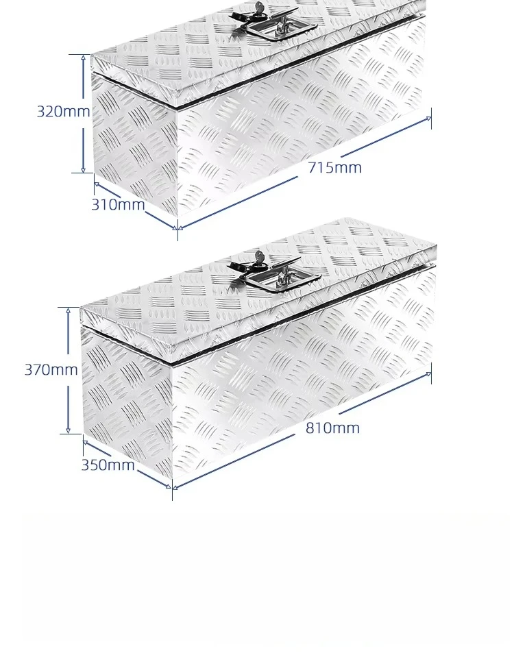 a forAluminum Diamond Plate Lockable Heavy Duty Metal Storage Cabinet 3 Drawers 300kg Load Capacity for Workshop Factory Vehicle