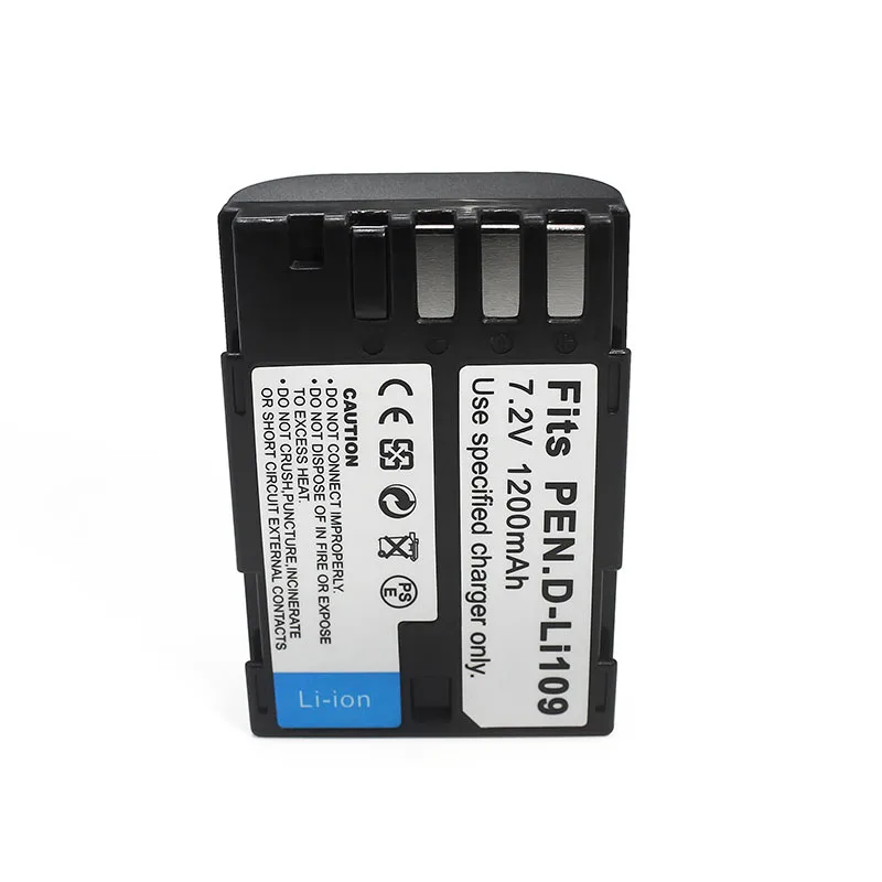 Tpcell / topsai manufacturer wholesale d-li109 battery K30 K50 camera d-li109 camera battery 7.2V 1500mah