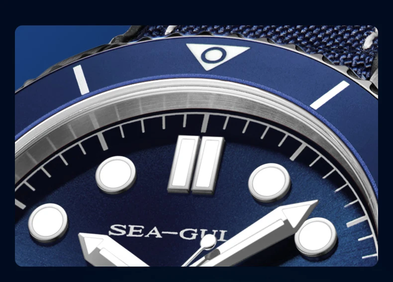 Seagull orologio cronografo da uomo Diving meccanico ST1901 esplorazione antartico orologi orologio da polso con zaffiro luminoso lusso 1068  1511