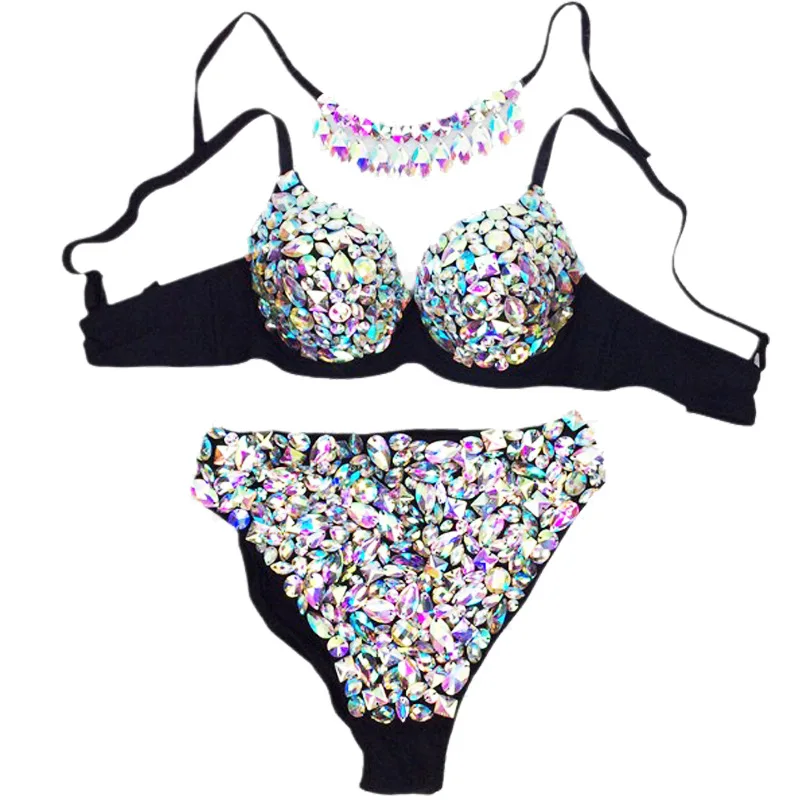 Angepasst Neue Party Nachtclub Sexy Bühne Kostüm Bar Erwachsene Stahl Rohr Jazz Dance mit Diamant Leistung Kostüm Weibliche