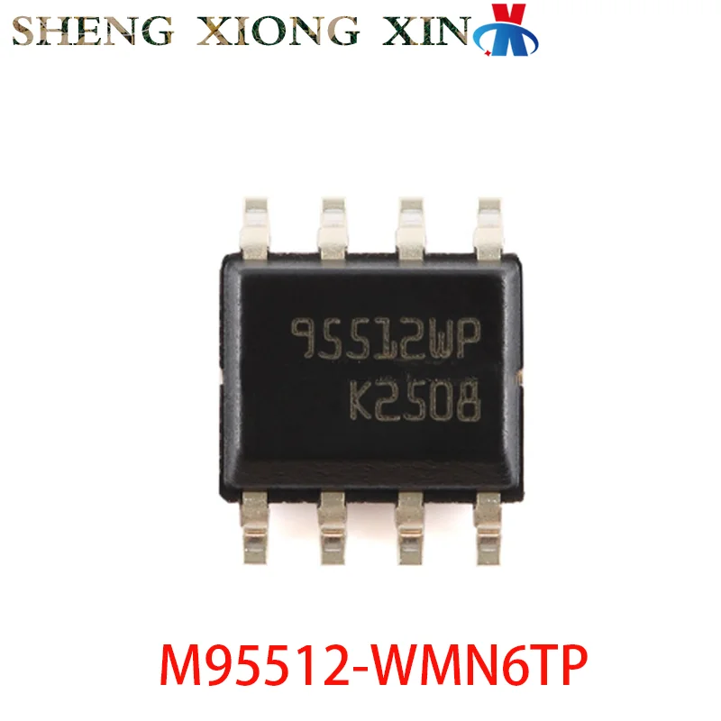 10pcs/lot 100% NEW M95512-WMN6TP 8-SOIC Memory Chip M95512-WMN 95512WP Integrated Circuit