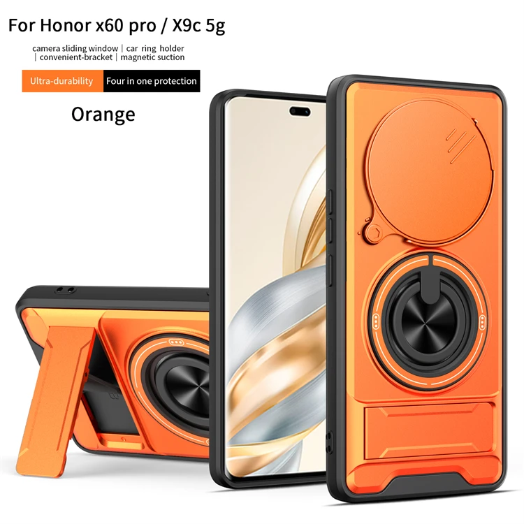 Для Honor Magic 8 6 Pro/7 5 8 Lite/X9B X9A X9D X60 X70 X50 X9C Smart 360 ° Вращающееся пластиковое кольцо. Магнитный держатель. Чехол для телефона.