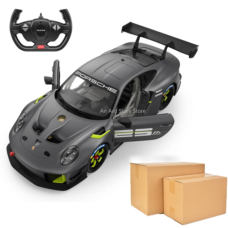 Rastar 1:14 Porsche 911 GT2 RS Clubsport 25 Supercars 4.8V 600mAh Battery 2.4G Remote Control Car Toys for Children