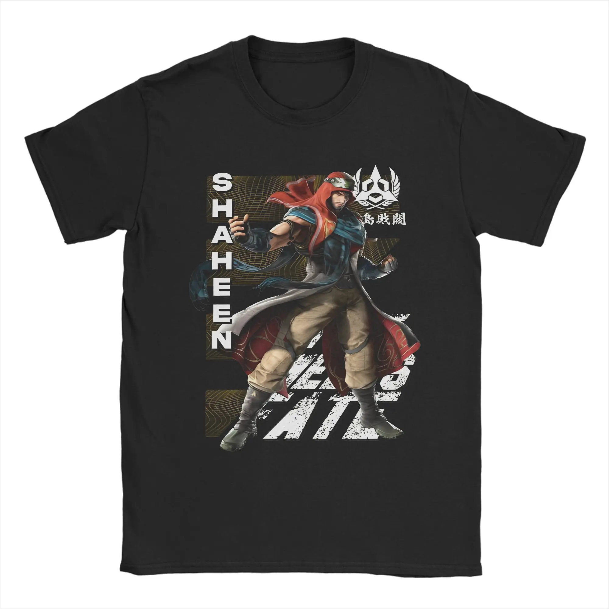 الجدة Shaheen Tekken 8 تي شيرت الرجال القطن قصير الأكمام الألعاب Crewneck الصيف الأعلى المحملة #1