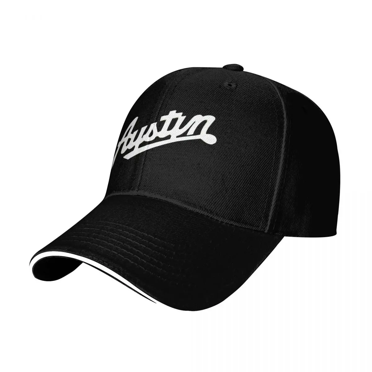 Austin vintage car logo Baseball Cap Cotton Twill Breathable Contrast Two Tone Brim Snapback Flat Bill
