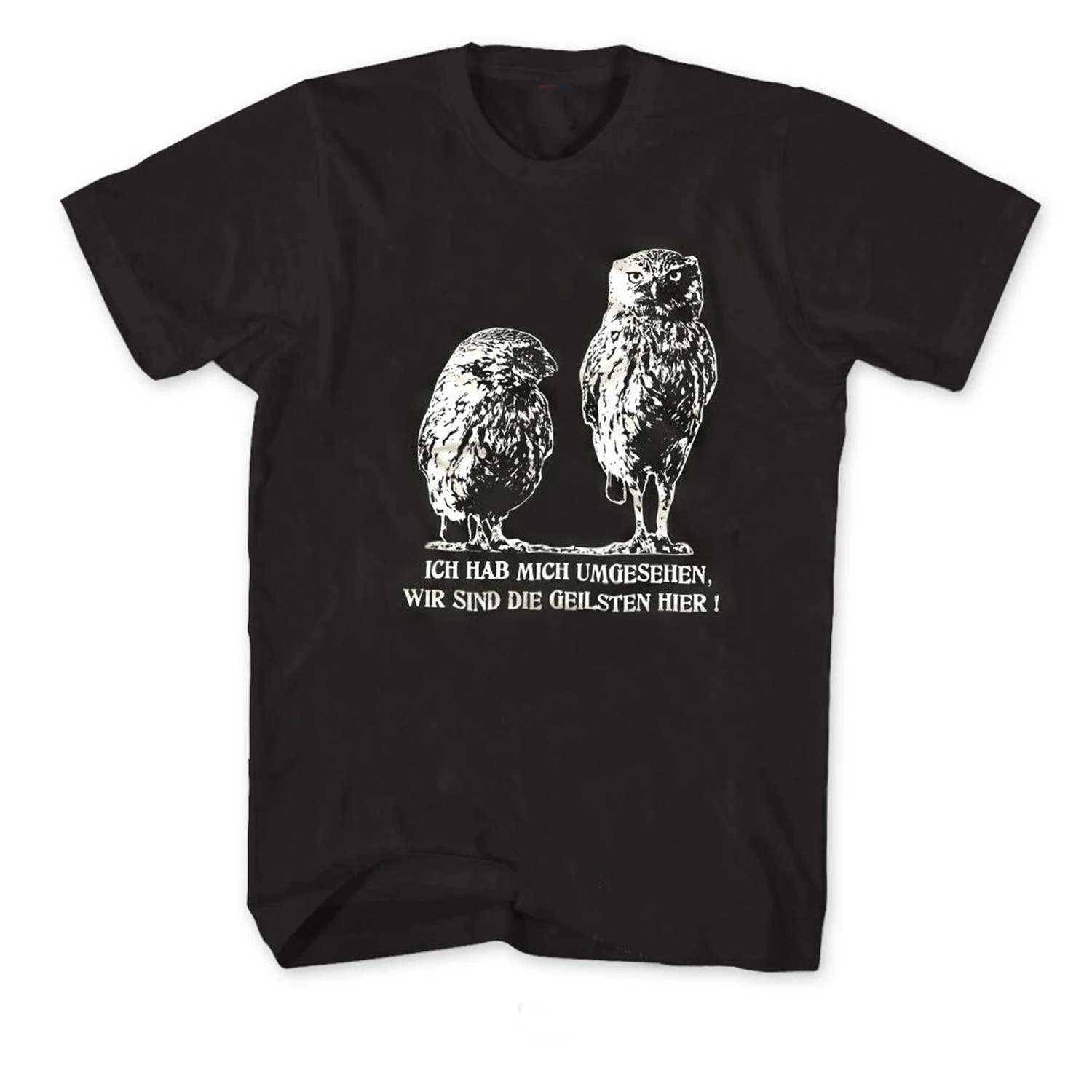 Creative Design Owl Patron Saint of Athens T Shirt. Short Sleeve 100% Cotton Casual T-shirts Loose Top Size S-3XL