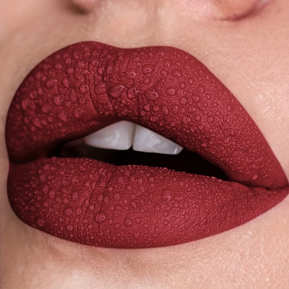 Velvet Matte Lip Tint Nude Waterproof - Long Lasting Lip Stain, Transferproof Kissproof Liquid Lipstick