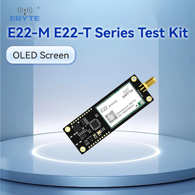 EBYTE E22-M E22-T Module Test Board LoRa Offline Test Kit With OLED Screen RF Transceiver Long Range Soldered With LoRa Module