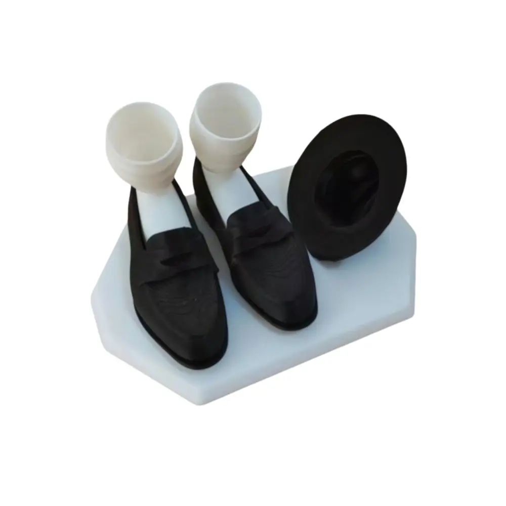 Funny Stylized Character 3D Printed Pen Holder Dynamic Posture Creative Art Ornament Desk Organizer Unique Design Human Shaped