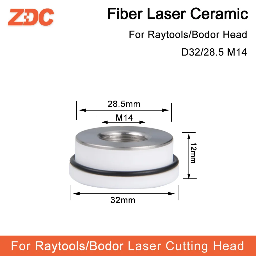 Imagem -03 - Suporte Cerâmico do Bocal para Raytools Cabeça de Corte a Laser kt b2 Con P0571105100001 Oem Wsx e Precitec 10 Pcs Lot 28 mm 32 mm