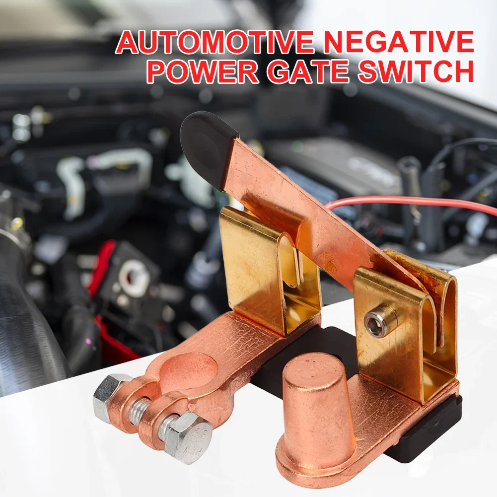 

Negative Battery Disconnect Switch Isolator Power Cut Off Top Post Knife Blade Series Switch for Marine Car Truck RV ATV
