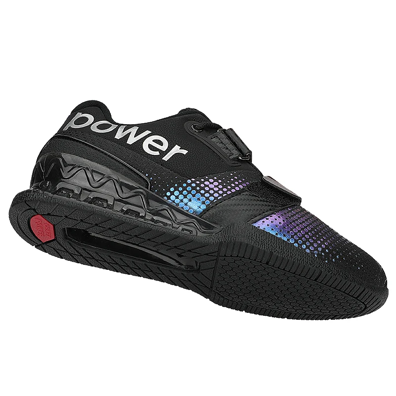 Vendita calda scarpe Powerlifting da uomo Crazy Power Squat scarpe da sollevamento pesi scarpe da allenamento per la forza bilanciate scarpe da ginnastica Fitness da uomo