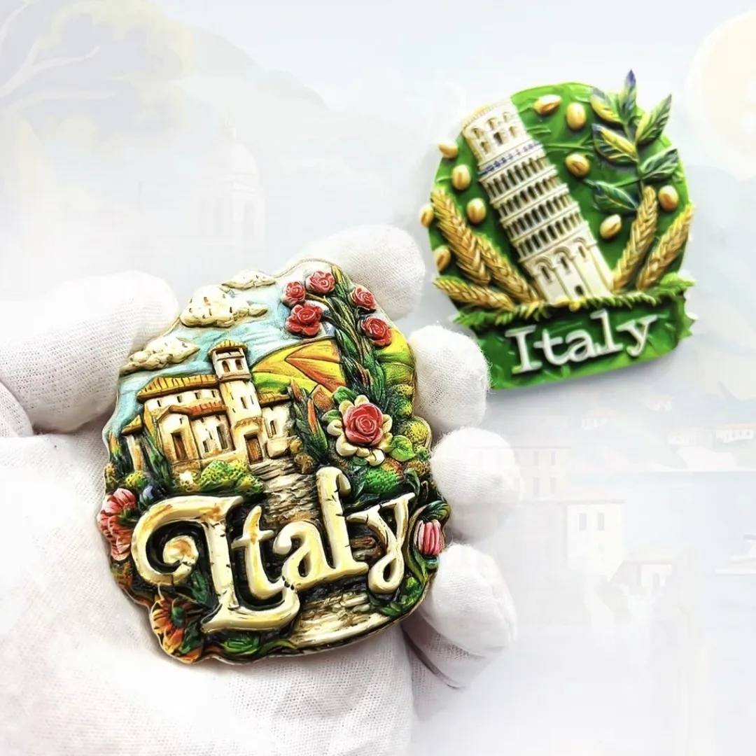 Europe Italy Florence Venice Resin 3D Fridge Magnets Tourism Souvenir Refrigerator Sticker Handicraft Gift Decoration