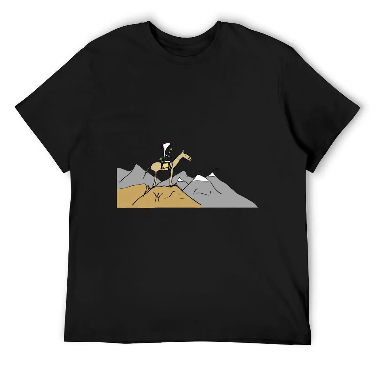 Gaucho on horseback with his mate. T-Shirt shirts graphic tees anime plain black t shirts men