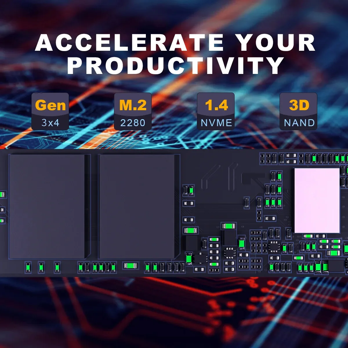 Bestoss Nvme M2 SSD 1 ТБ Ноутбук SSD Nvme M2 256 ГБ Игровой компьютер Diy Внутренние твердотельные накопители для ноутбуков GM32845