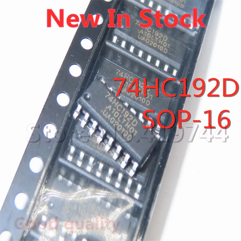 

10 шт./лот 74HC192 74HC192D SN74HC192DR SOP-16 SMD logic chip в наличии новая Оригинальная интегральная схема