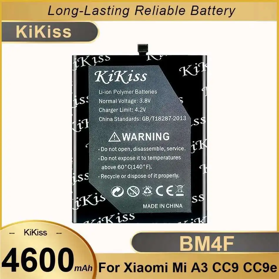 

For Xiaomi MI A3 CC9 Cc9e Reliable Replacement 4600Mah Mobile Phone Battery BM4F