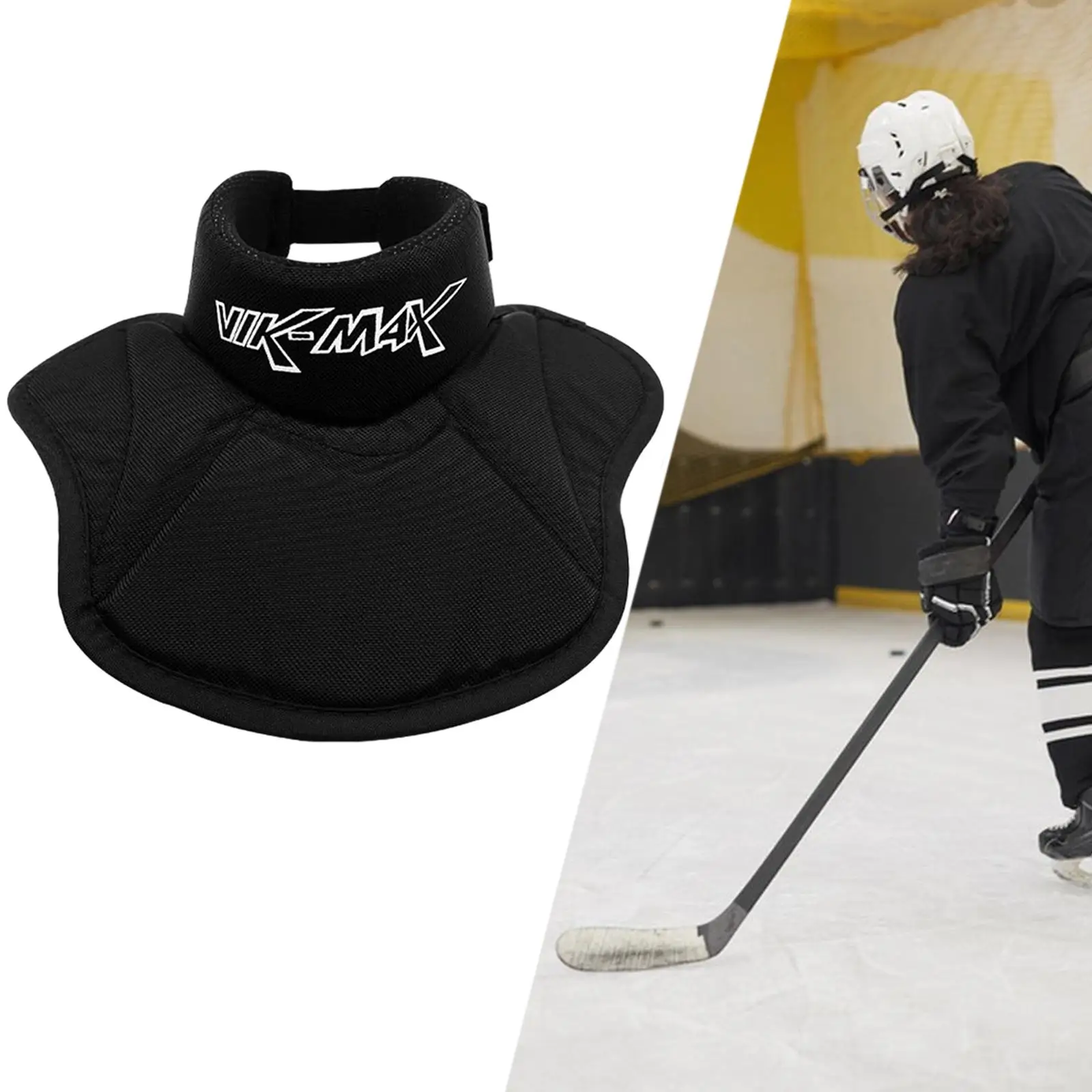 Hockey Neck Guard Throat Protector Cut Resistant Lightweight Goalie Neck Protector Ice Hockey Protection Gear for Senior