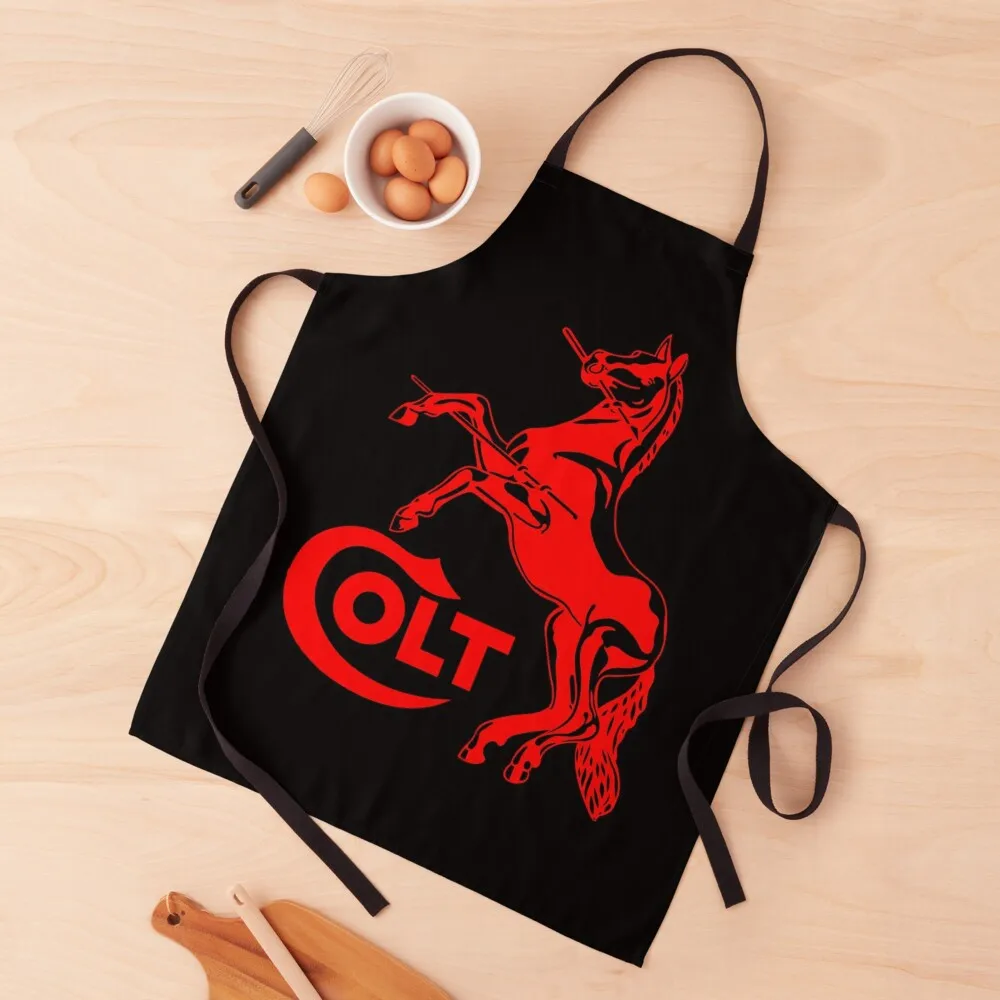 

Colt Horse Logo Apron Men's Kitchen Kitchen And Household Goods restaurant accessories Apron