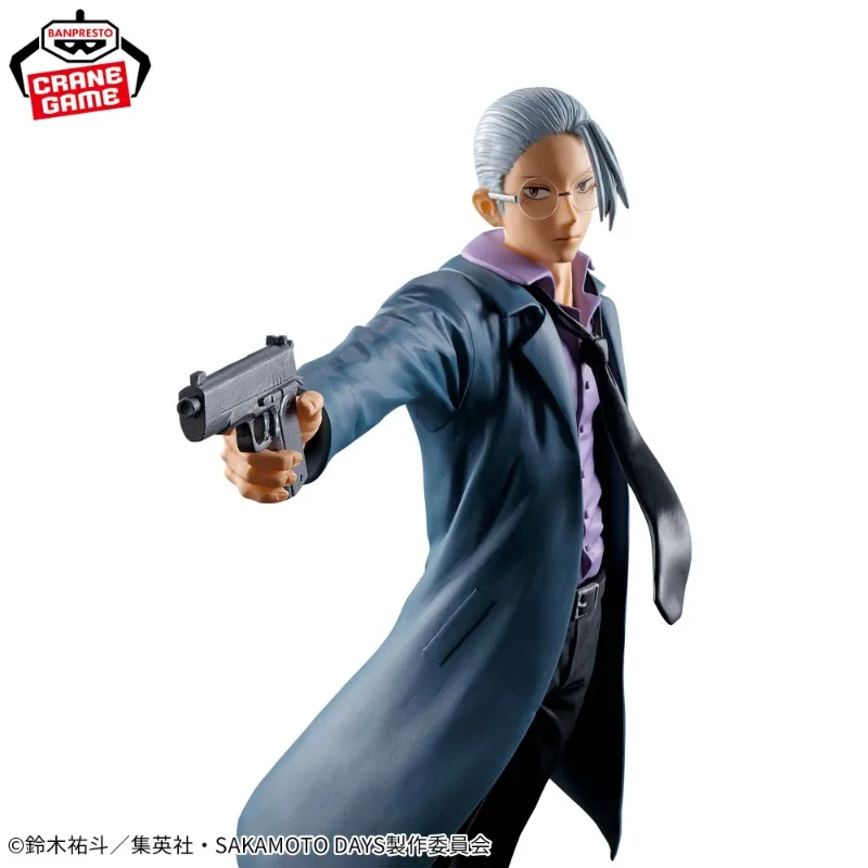 En Stock Bandai BANPRESTO Anime SAKAMOTO DAYS SAKAMOTO TARO FIGURE figura de acción 22CM juguetes de PVC para niños regalo de coleccionista