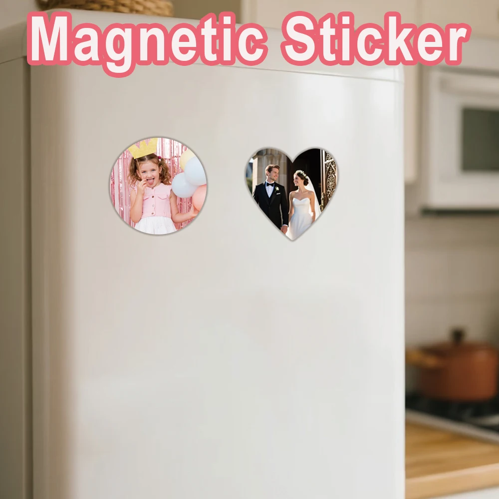 1pc Lovely Custom Fridge Magnet For Your Photos magnetic photo fridge decorations magnetic photo fridge decorations
