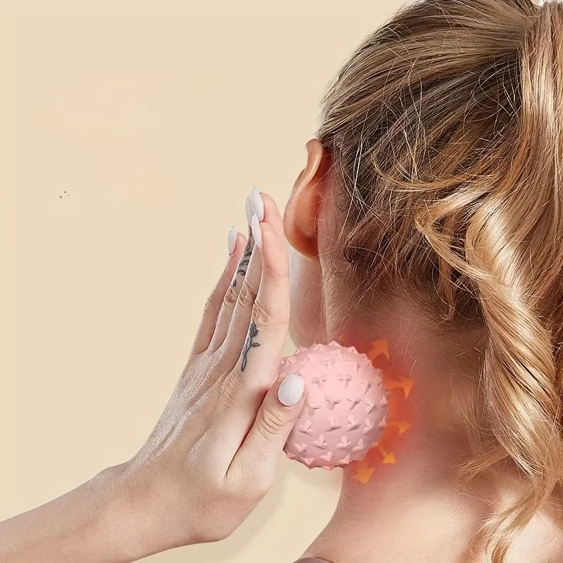 

1pc Muscle Relaxer Massage Ball Spiky For Deep Tissue Back Massage Foot Massager Deep Tissue Muscle Release