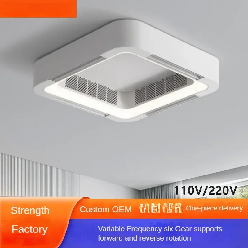 

Invisible Bladeless Ceiling Fan Lamp With Light Remote Control Without Blades DC LED Circulator Decoration Bedroom Living Room