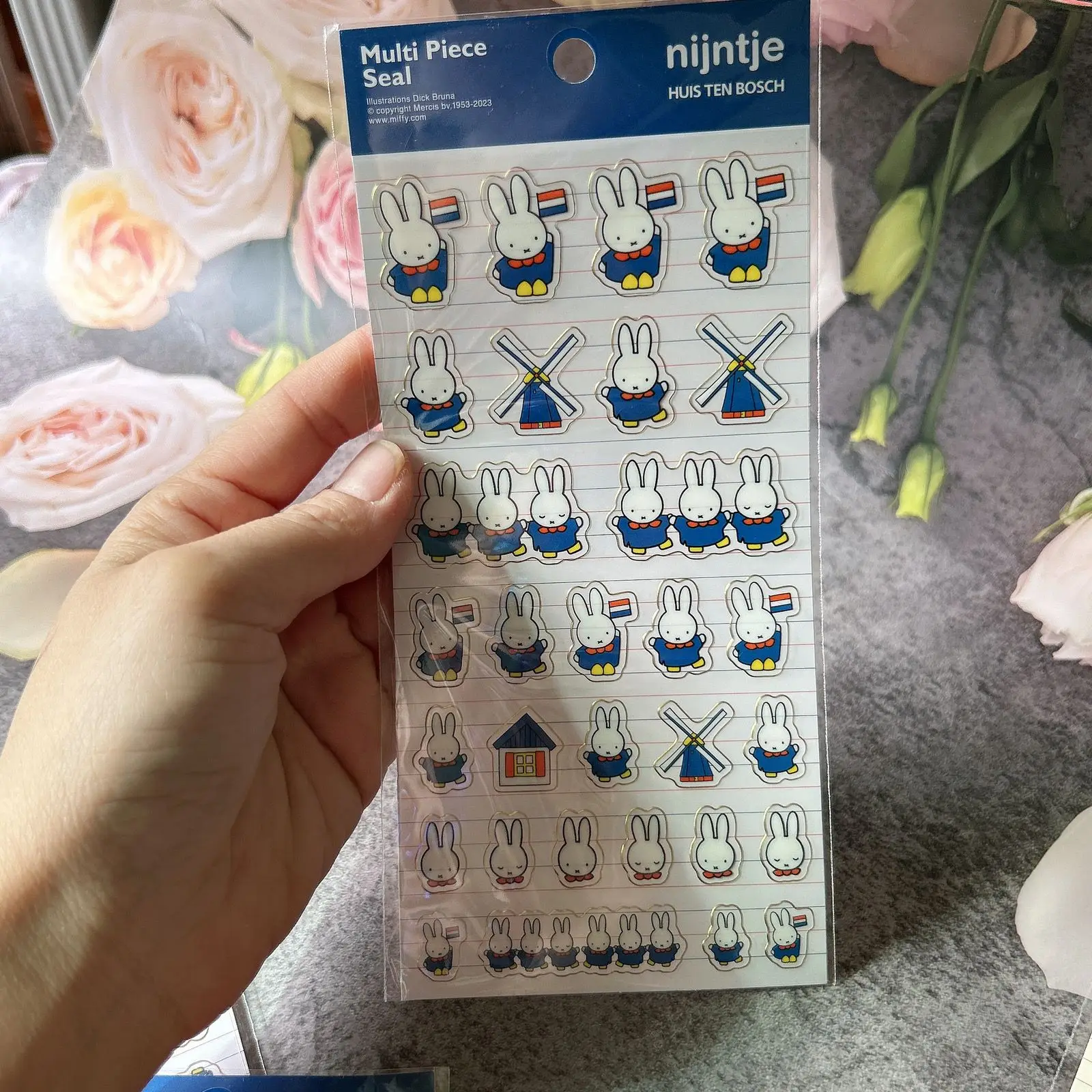 Miffy Cute Cartoon Sticker Book Self-adhesive Label Sticker Scrapbook Decor Material Sealing Sticker for DIY Craft Stationery - view 6