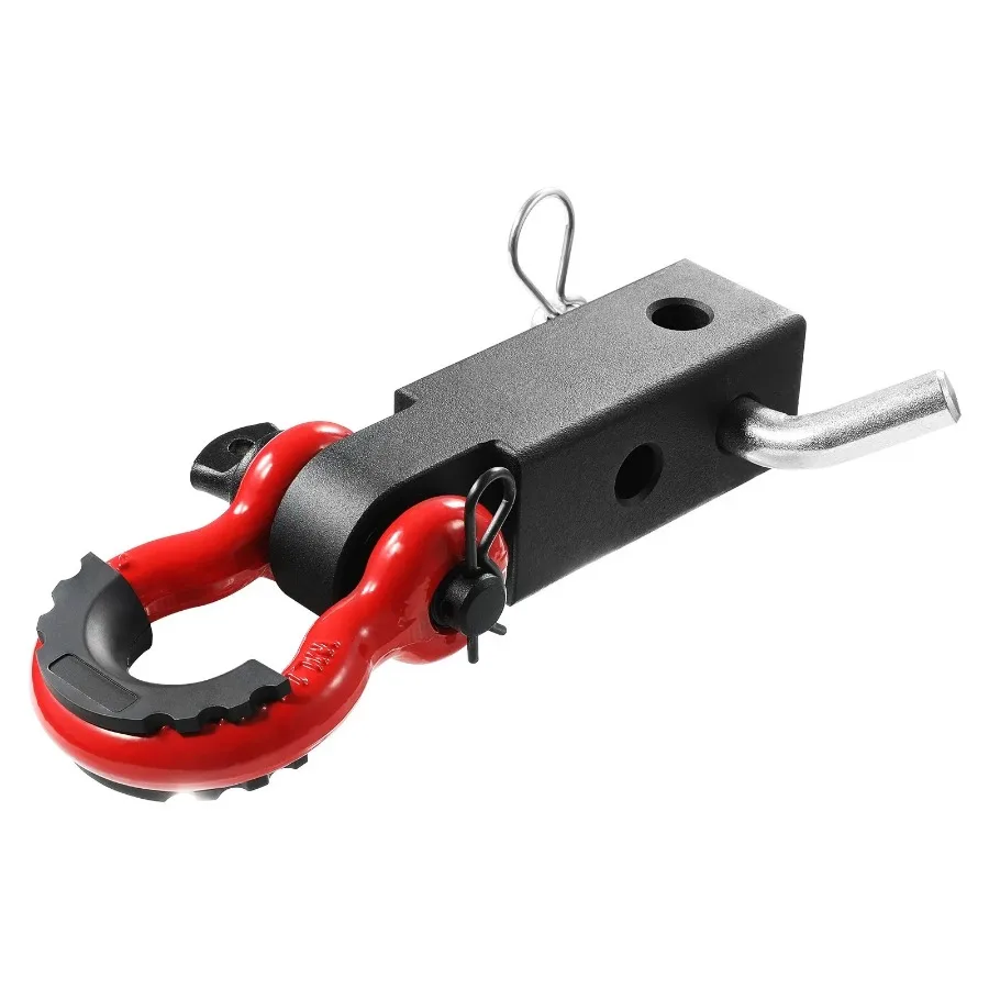 

2 Trailer Shackle Hitch Receiver D-Ring Rvery for Truck Jeep 65900 lbs