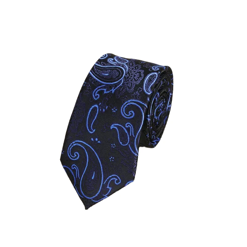 Modne krawaty klasyczne męskie kropki czarne granatowe krawaty ślubne żakardowe tkane kropki Paisley Tie Polka Dots garnitury czerwone krawaty