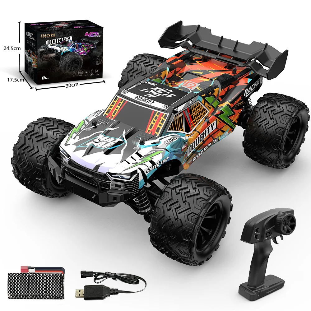 9502E 1/16 مقياس RC Rock Crawler، شاحنة عالية السرعة للطرق الوعرة 2.4G 4WD مع أضواء LED، مركبة تسلق 40KM/H للبالغين