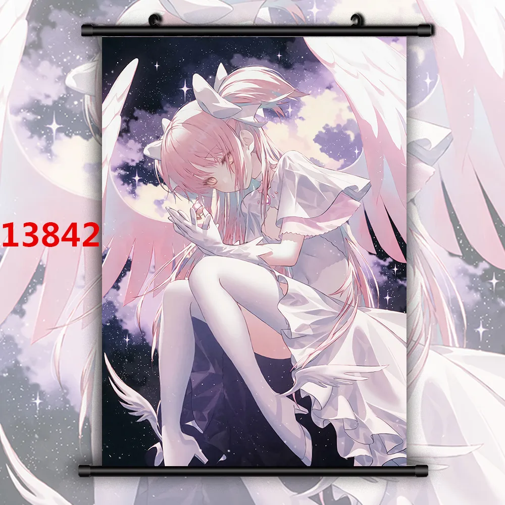 Baby Kids Room Decoration Puella Magi Madoka Magica Akemi Homura Wall Art Canvas Painting Wall Pictures Canvas Prints No Frame