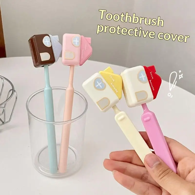 Lightweight Travel Toothbrush Head Protector Cap Compact Dustproof Solution On-the-Go